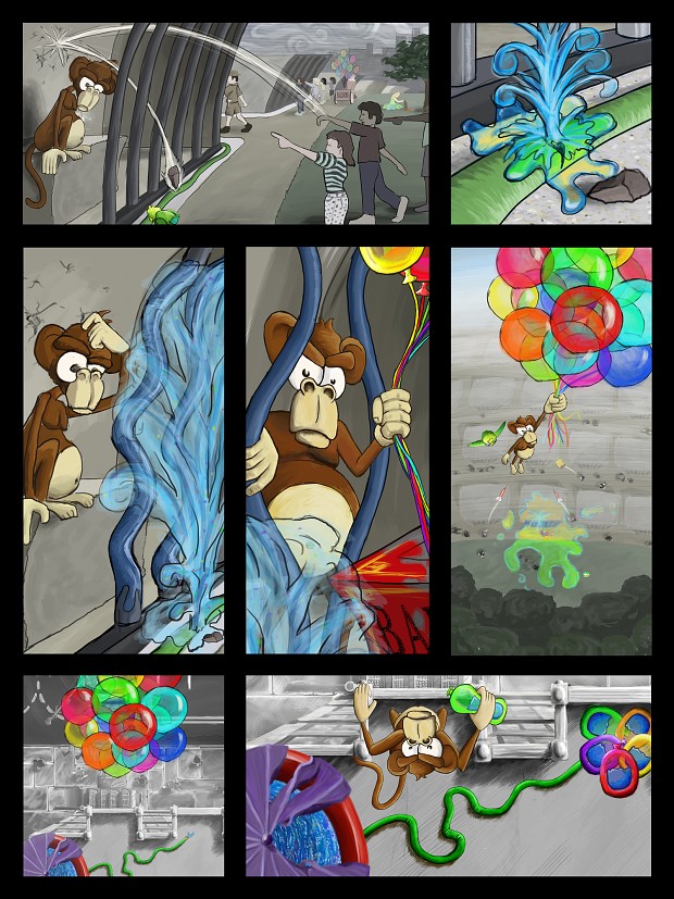 The tale of the Grumpy Monkey