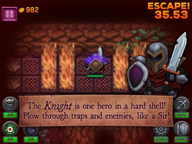 Stalwart knight escape прохождение