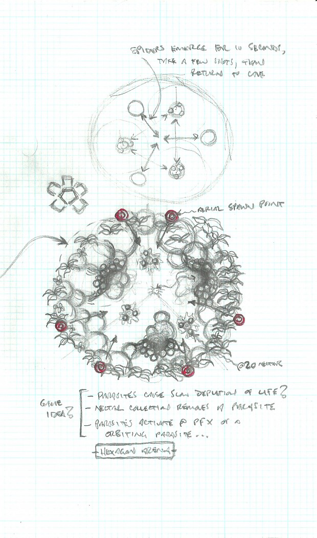 Flutter Bombs - Initial Sketch