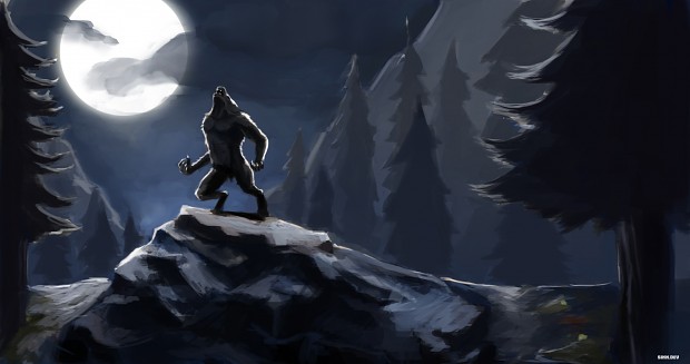 Werewolf Concept Art Completed