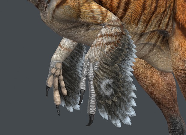 Austroraptor Render - Body Detail
