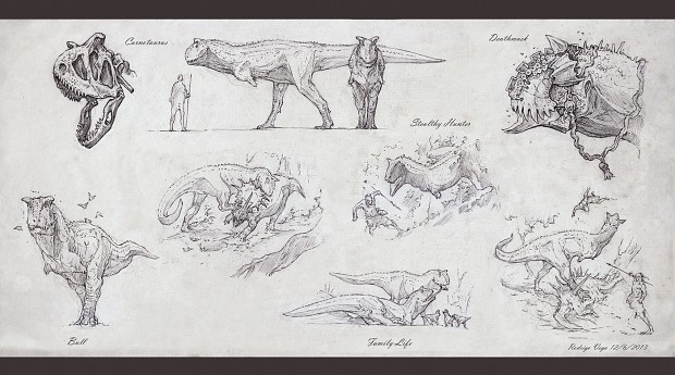 Carnotaurus Concept Art