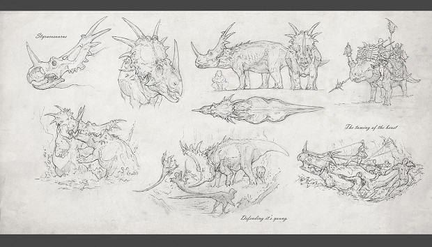 Styracosaurus Art