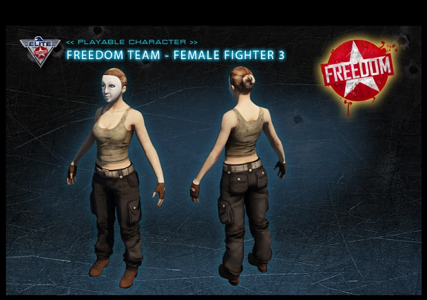 Freedom fighter female 1