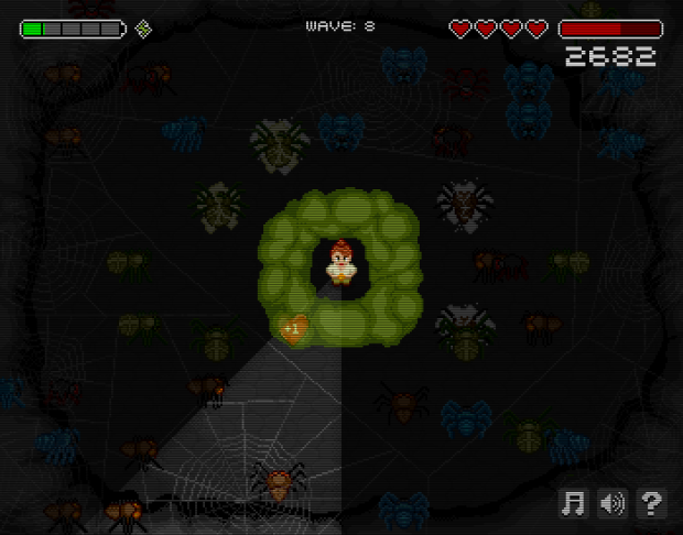 Arachnia (gameplay screenshot)