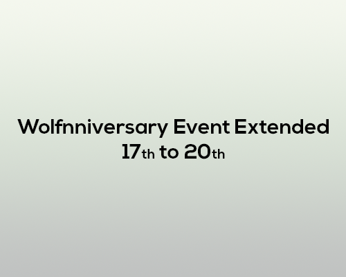 Wolfnniversary Event Extended
