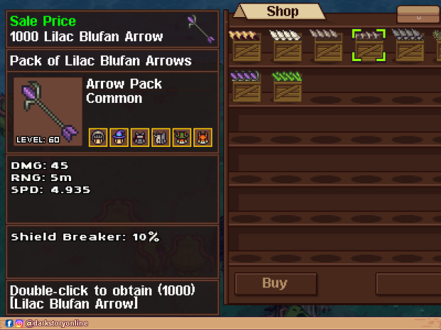 You can now convert your projectiles into arrow packs
