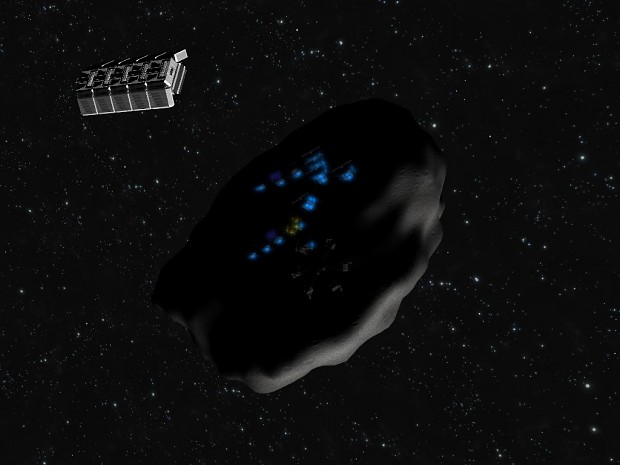 First Transporter orbiting Asteroid Colony