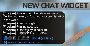 New Friends system and Chat Widget in Robocraft
