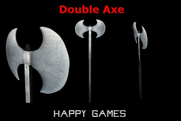 Happy Games : New Weapon " Double Axe "
