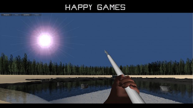Happy Games : testing the "Spear stab" animation
