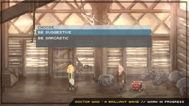 Doctor Who Brilliant Game : Dialog System