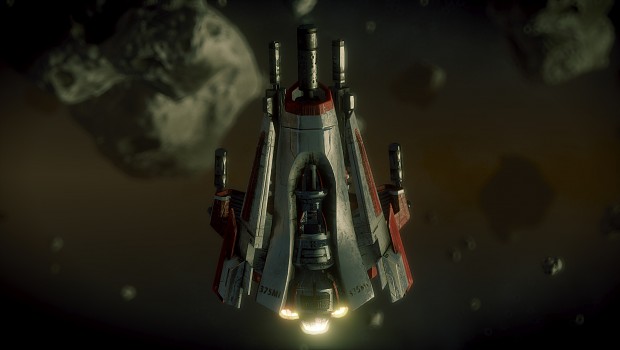 Superversonic intergalactic 375MI fighter ship