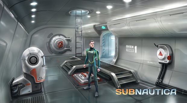 Subnautica Concept Art: Interior Sketch