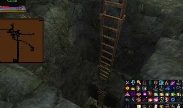 Added ladders to climb shafts.