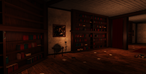 Wooden Floor - The library