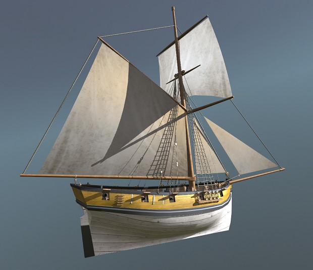 Blackwake Naval cutter ship