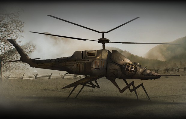 Iron Star - Steampunk Helicopter