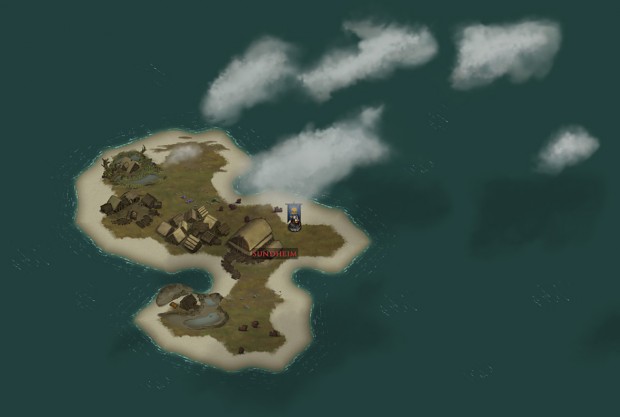 Islands can be traveled to by boat