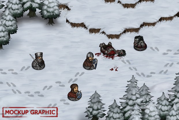 Mockup: Fight in the snow