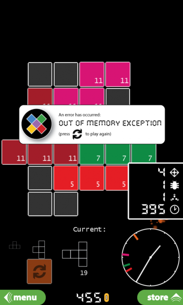Out Of Memory 2.1.5