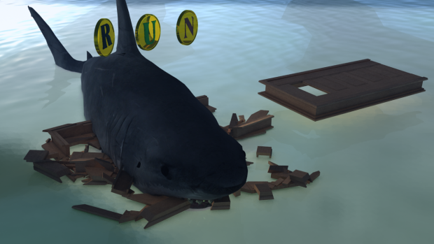 Shellz Paradise Island 2D 3D Box Art - Shark Chomp