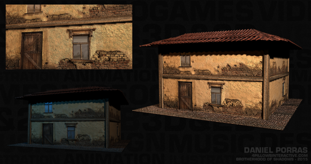 House 3D Modeling and Textures