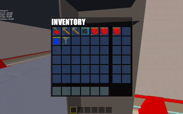 Basic Inventory screen