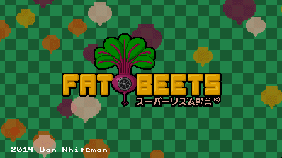 FAT BEETS title screen