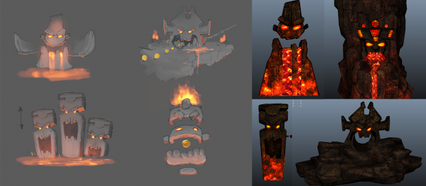 Temples for Fire world