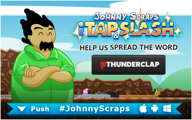 Johnny Scraps Thunderclap!