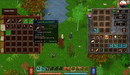Screenshots of farm animals, merchant interface