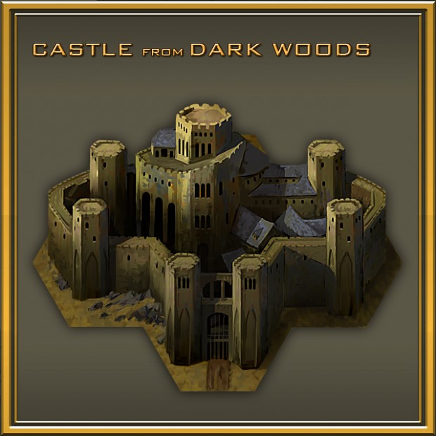 One of the castles on the Dark Woods Island