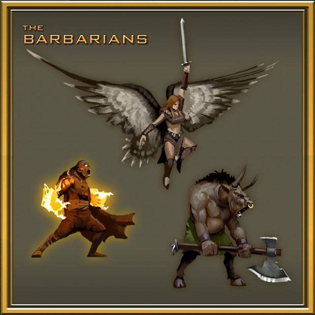 Sample of the Barbarian units
