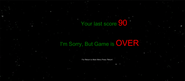 Game Over :*(