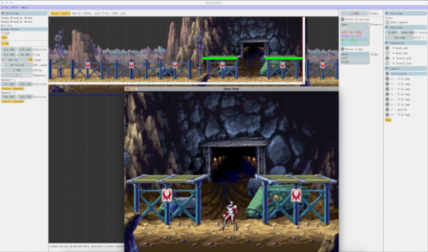Saber RIder and the Star Sheriffs Level Editor