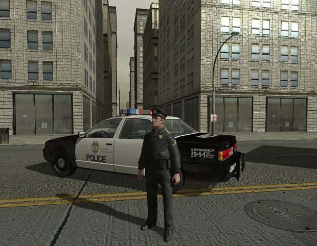 Police Car In-game!