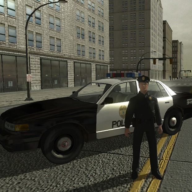 Police Car In-game!