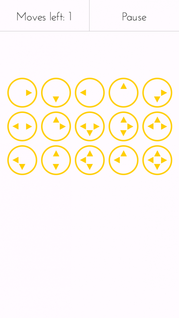 Yellow dots only explode in some direction.