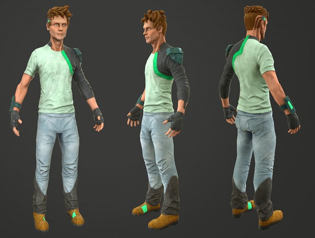 Base Male Model with Texture