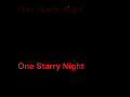One Stary Night