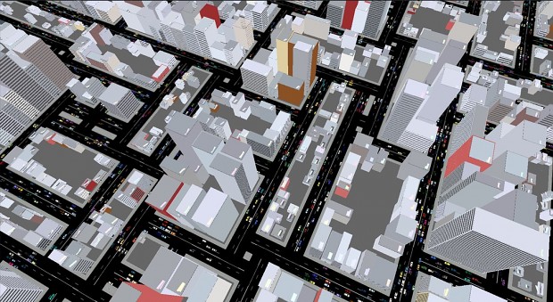 Procedurally-generated, fully destructible city