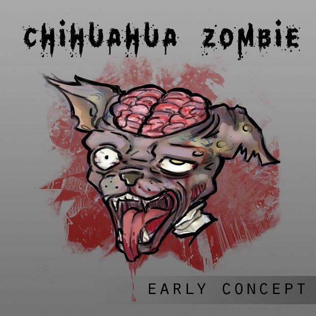 Zombie Chihuahua Concept