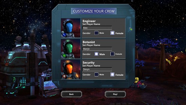 Crew Customization