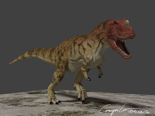 Ceratosaurus and map WIP preview