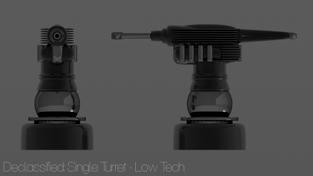 Declassified Single Turret Low Tech Prop