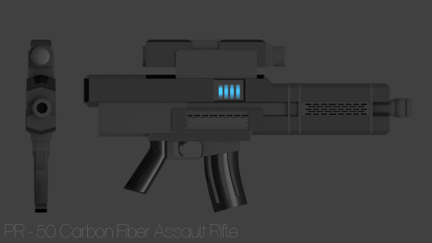 PR-50 Carbon Fiber Assault Rifle Prop