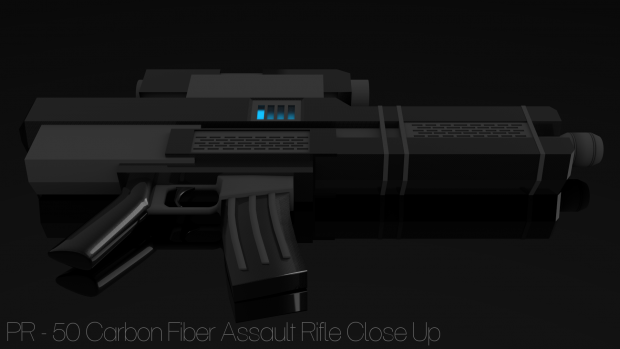 PR-50 Carbon Fiber Assault Rifle Display