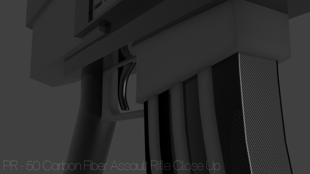 PR-50 Carbon Fiber Assault Rifle Trigger Close Up