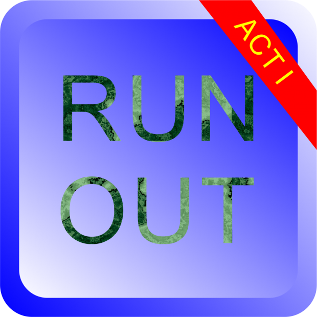 Run Out ACT I logo